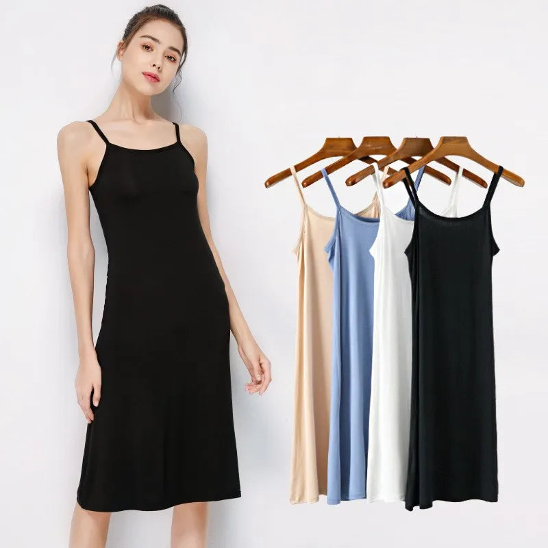 Modal Long Strap Slip