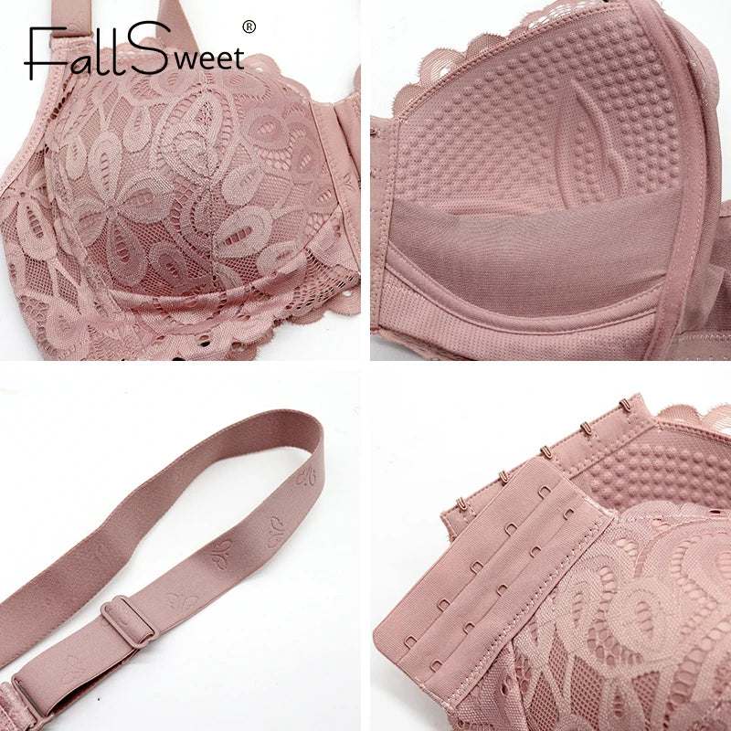 Sexy Front Closure Bra - Wire-Free Push-Up Support