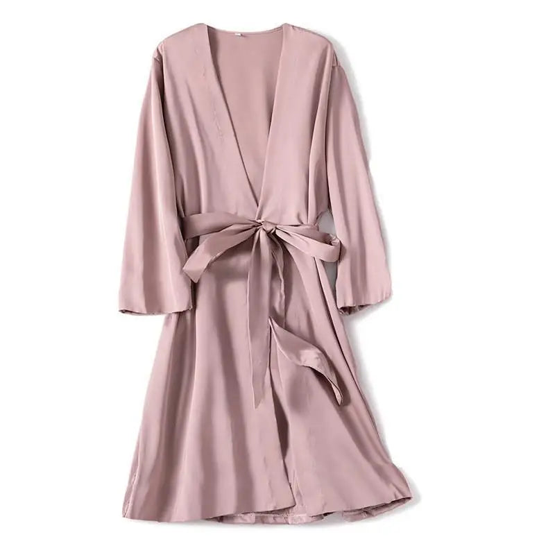 Satin Bridal Kimono - Vintage Charm in Multiple Colors