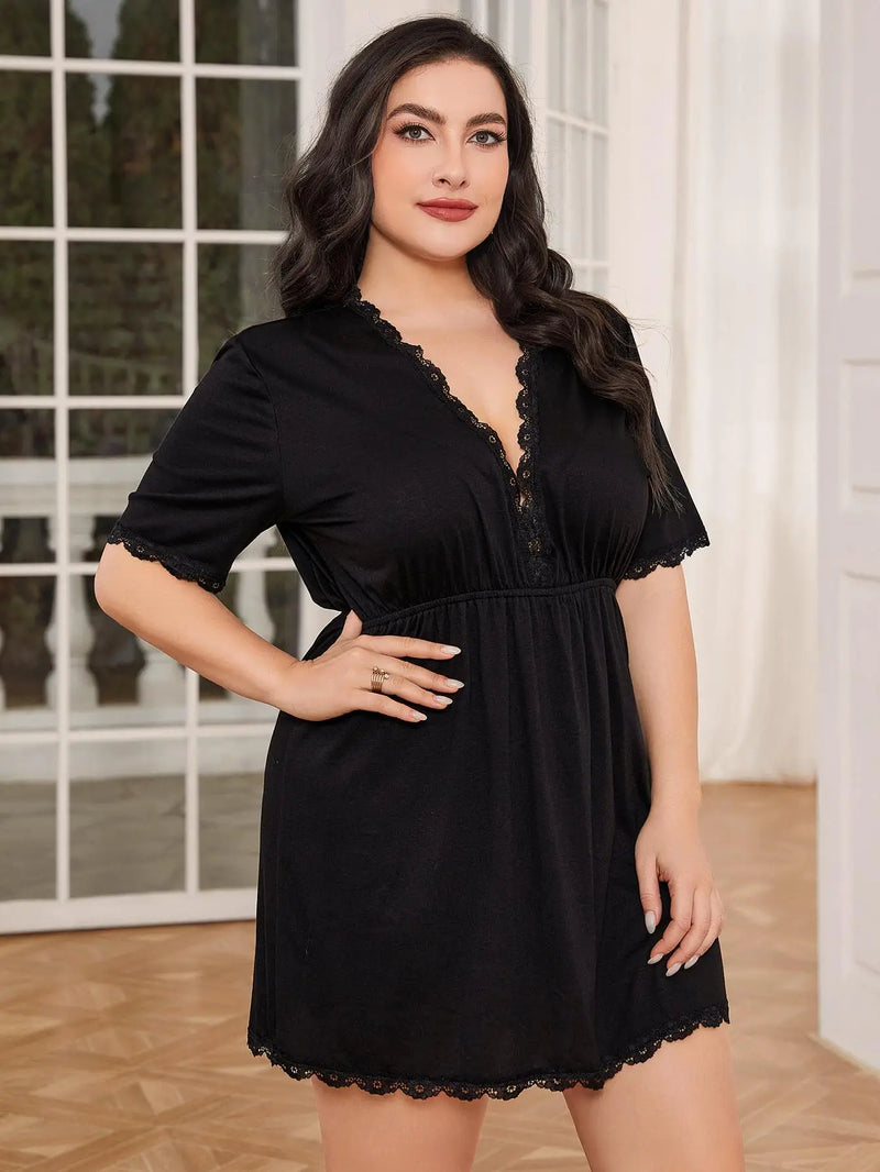 Floral Lace Sleep Dress