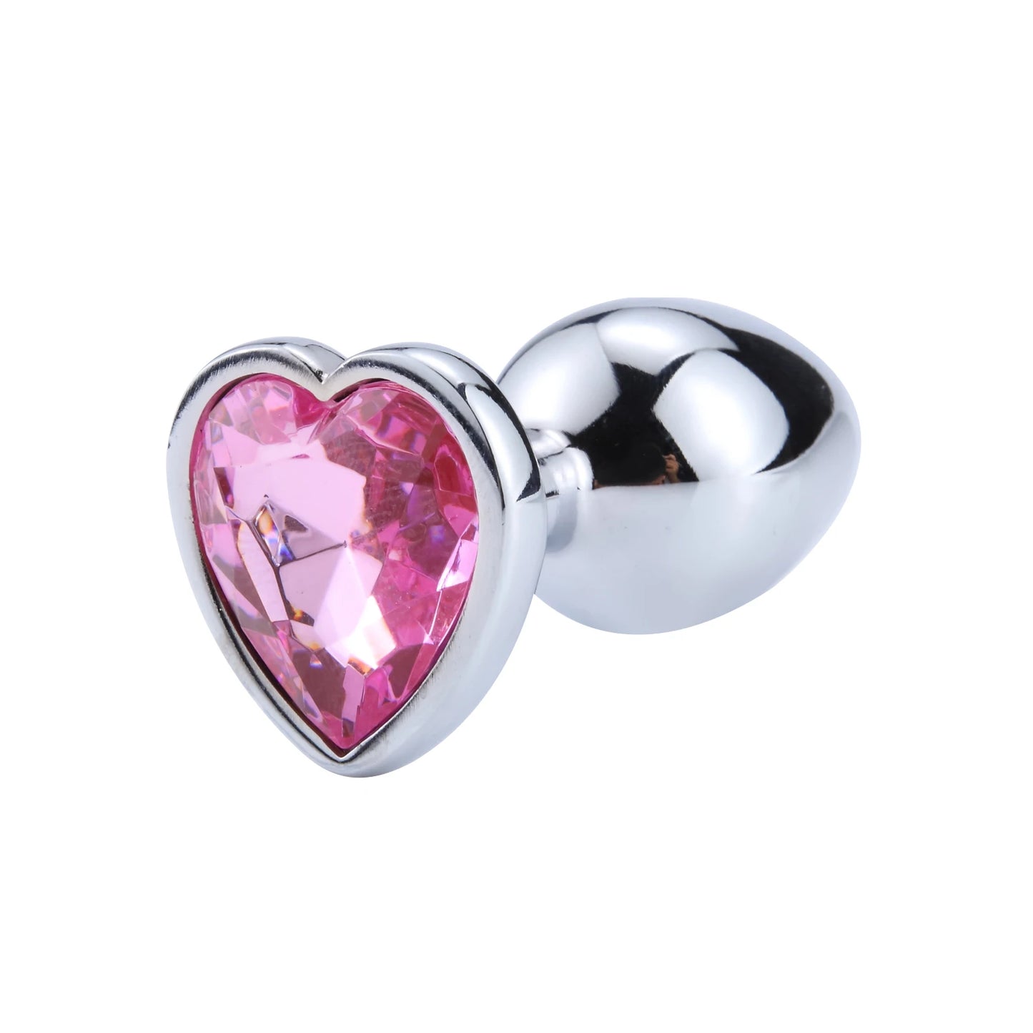 Crystal Jewelry Heart Intimate Plug - Rhinestone Glamour