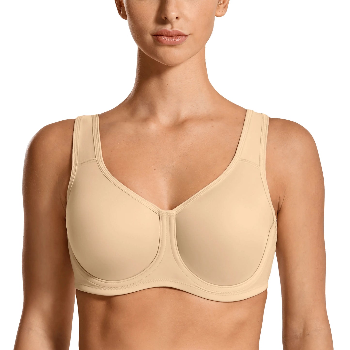 Big Size Sports Bra with Adjustable Strap - Extended Size Support