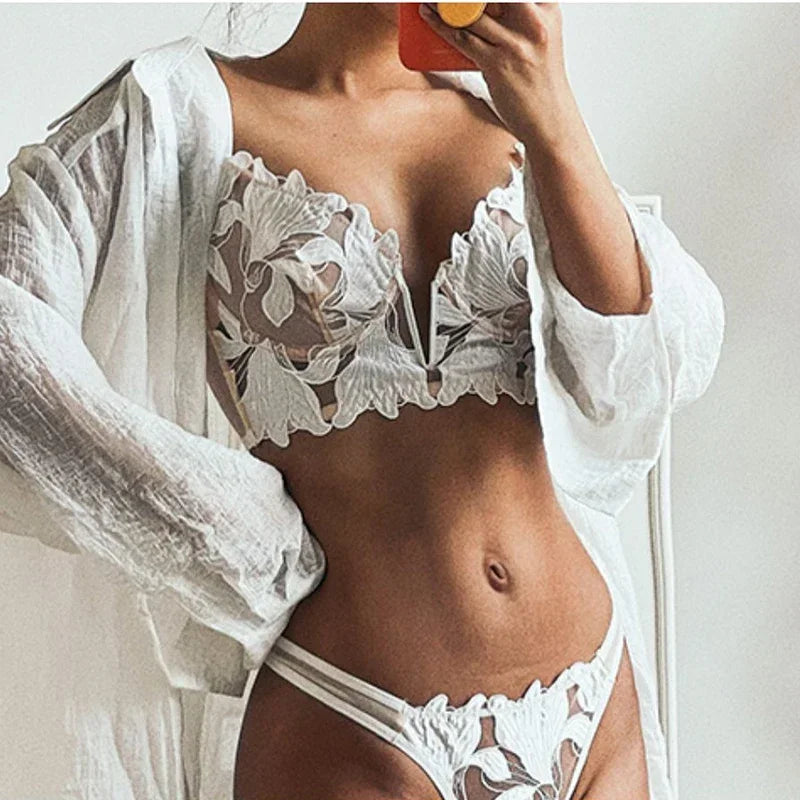 French Lace Push Up Set