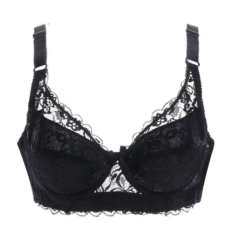 Convertible Embroidered Support Bra