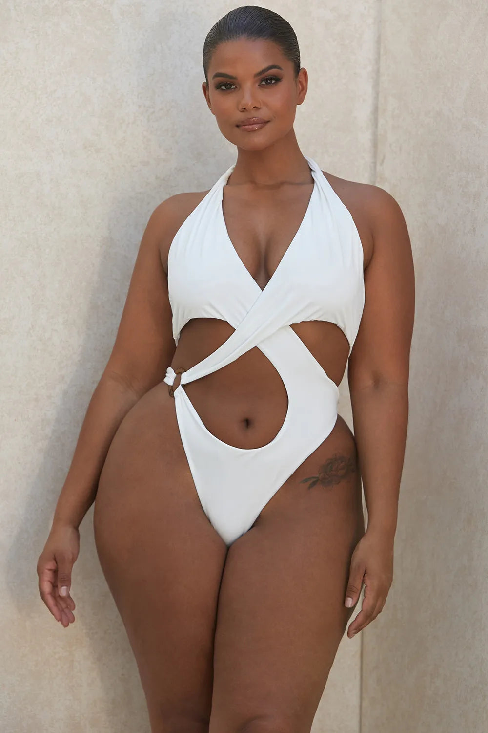 Halter One Piece Swimsuit