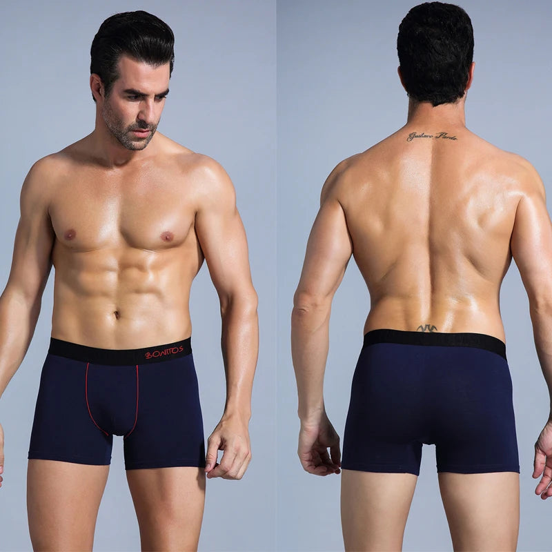Solid Breathable Cotton Briefs