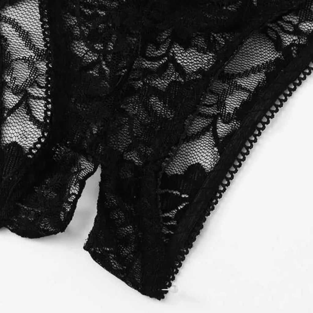 Floral Lace Seamless Briefs
