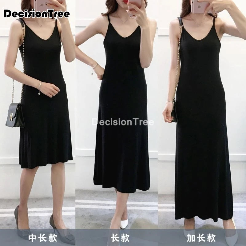 Adjustable Strap Satin Slip