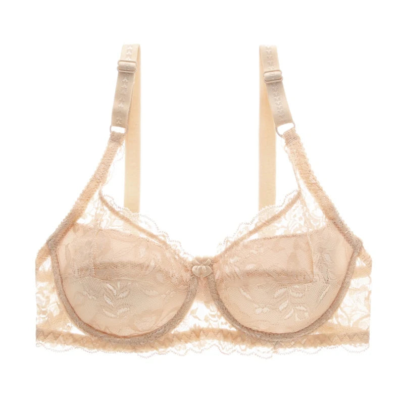 Floral Underwire Support Bra