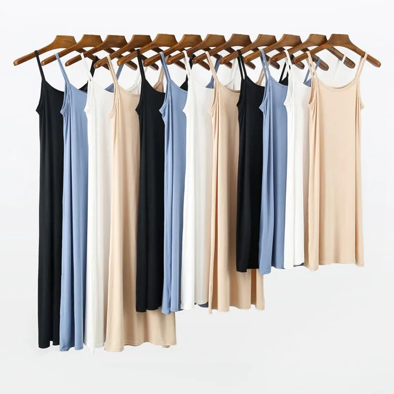 Modal Long Strap Slip