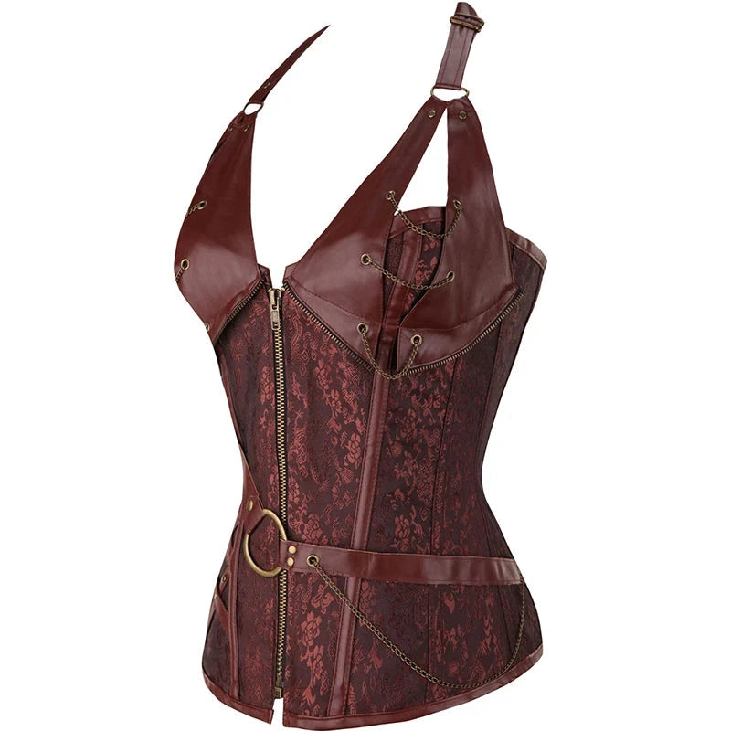 Steampunk Steel Boned Corset