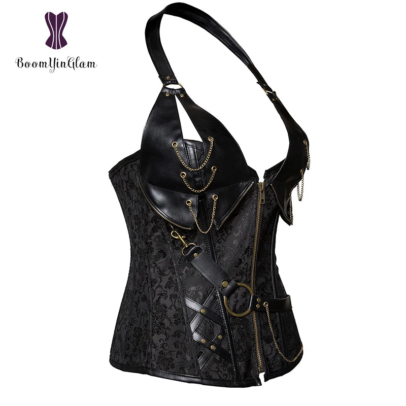 Steampunk Steel Boned Corset