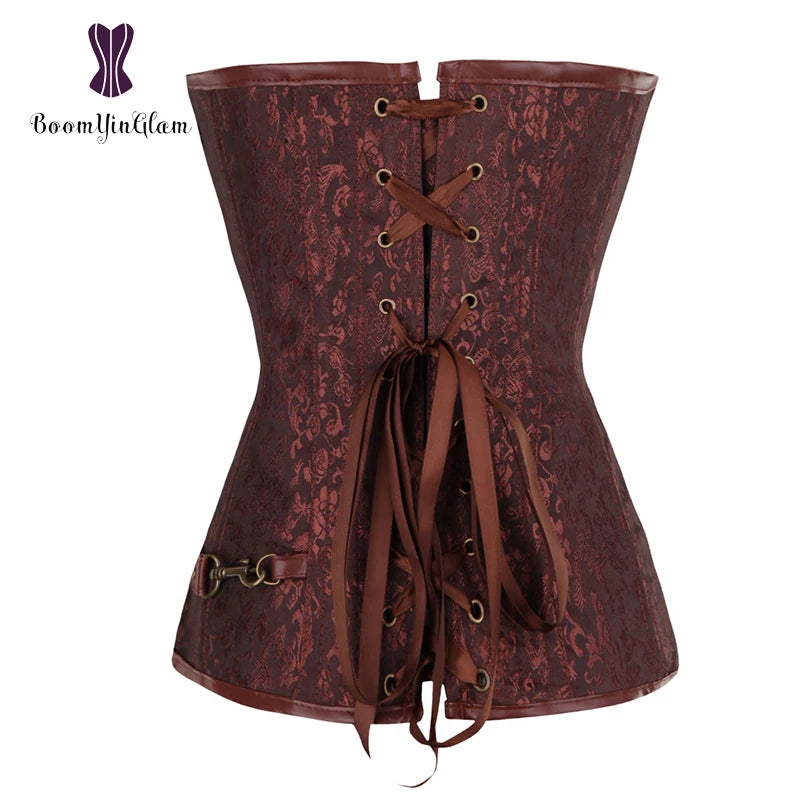 Steampunk Steel Boned Corset