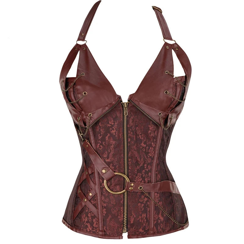 Steampunk Steel Boned Corset