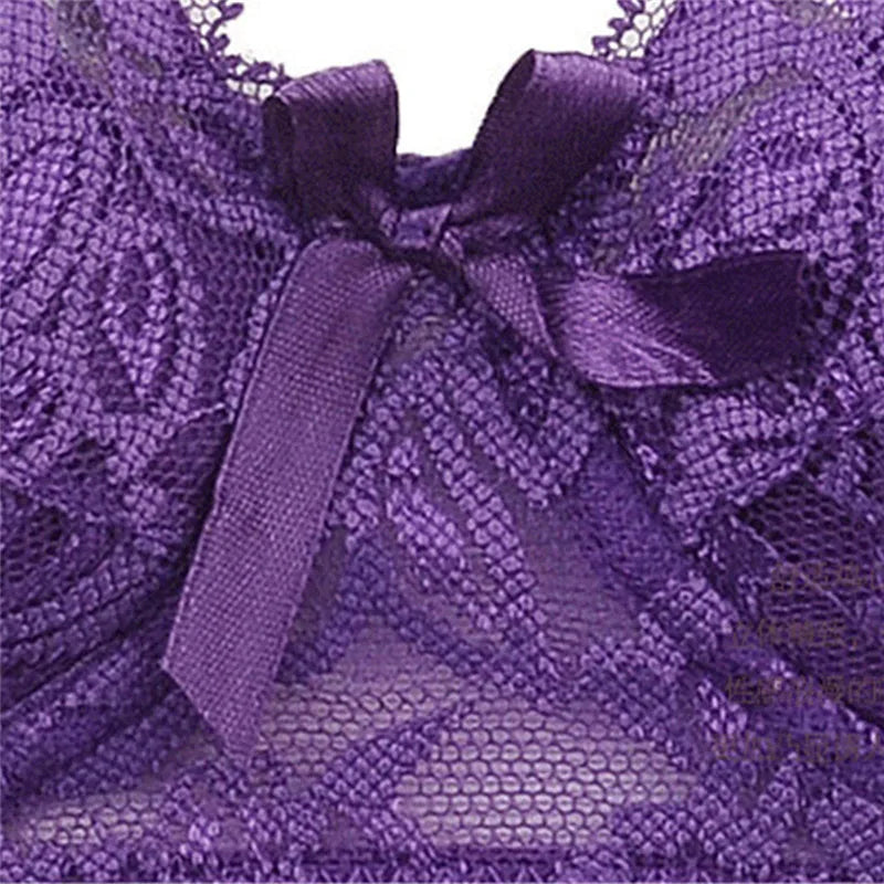 Convertible Embroidered Support Bra