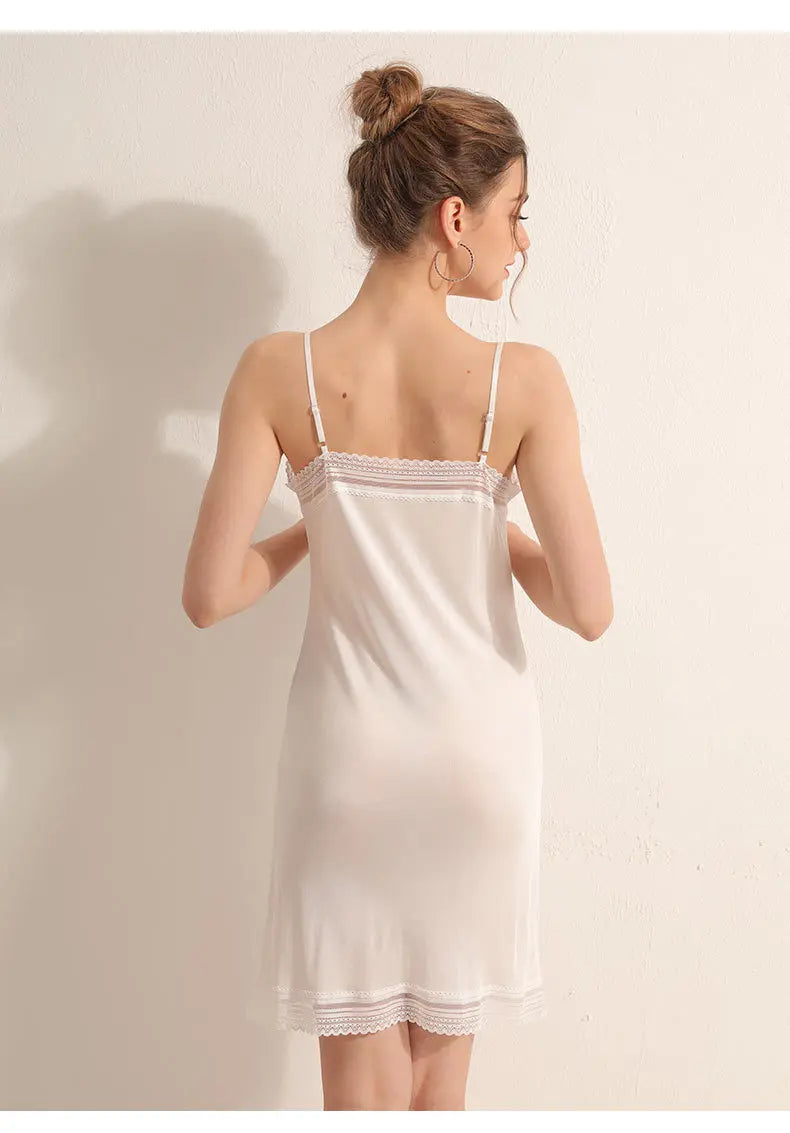 Pure Silk Strap Slip