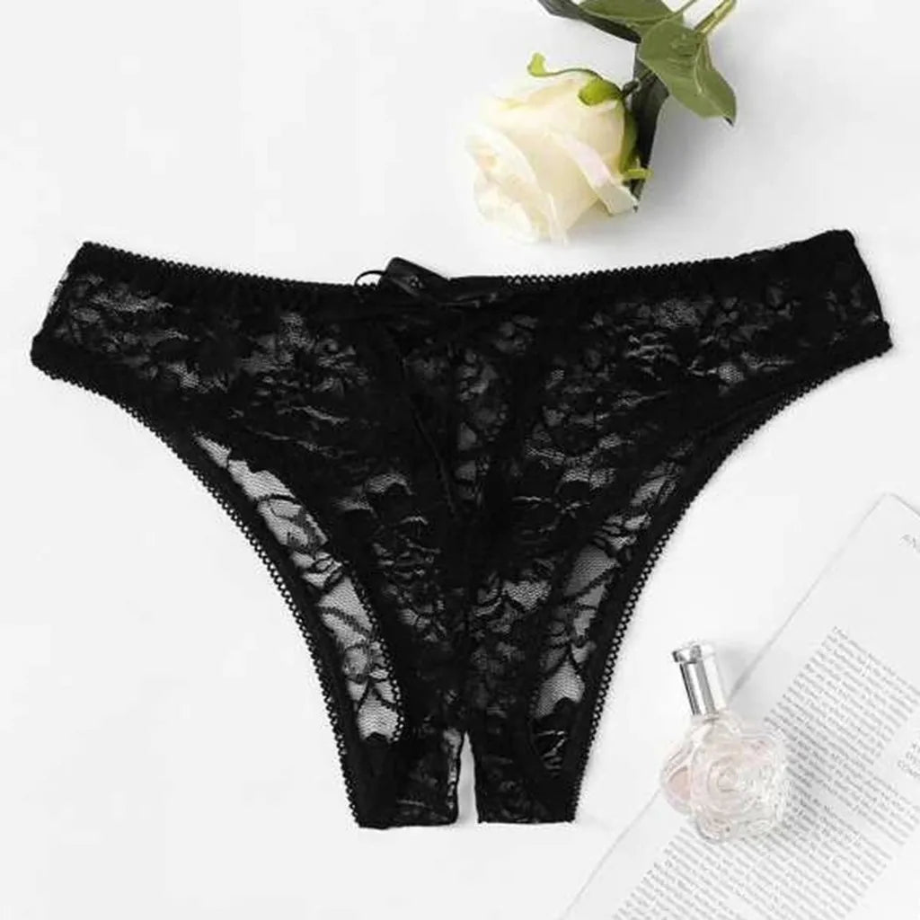 Floral Lace Seamless Briefs