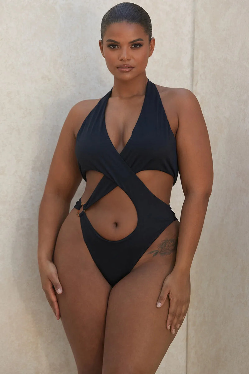 Halter One Piece Swimsuit