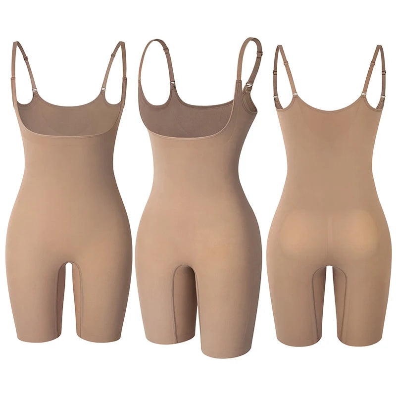 Seamless Full-Body Shaping Bodysuit
