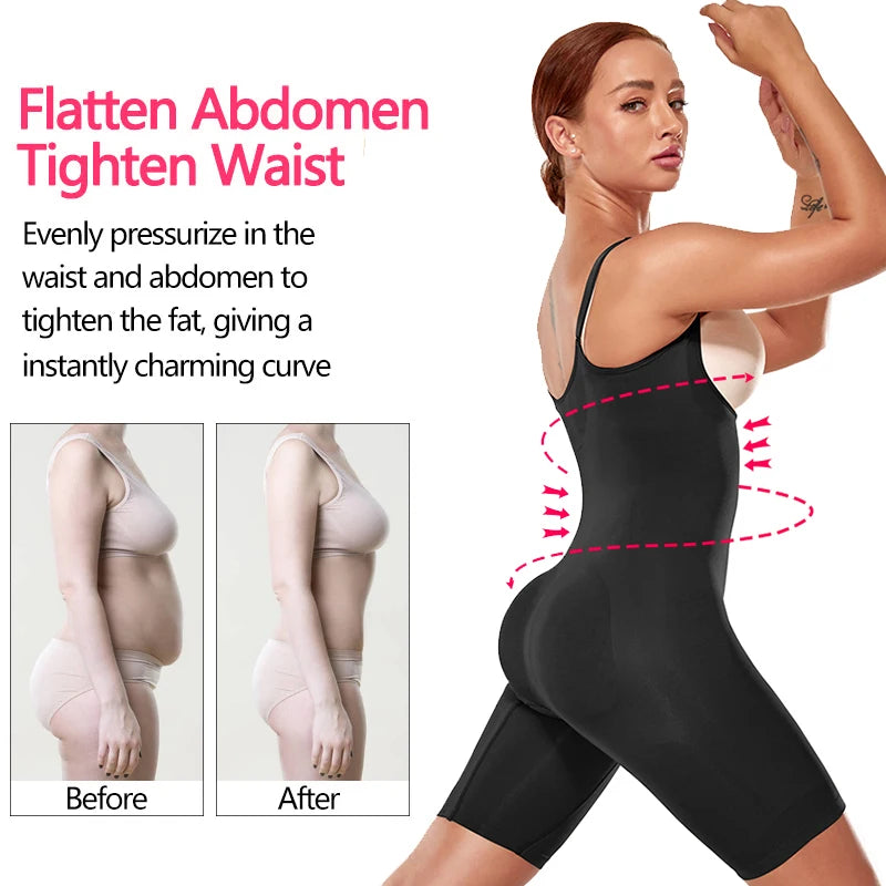 Seamless Full-Body Shaping Bodysuit