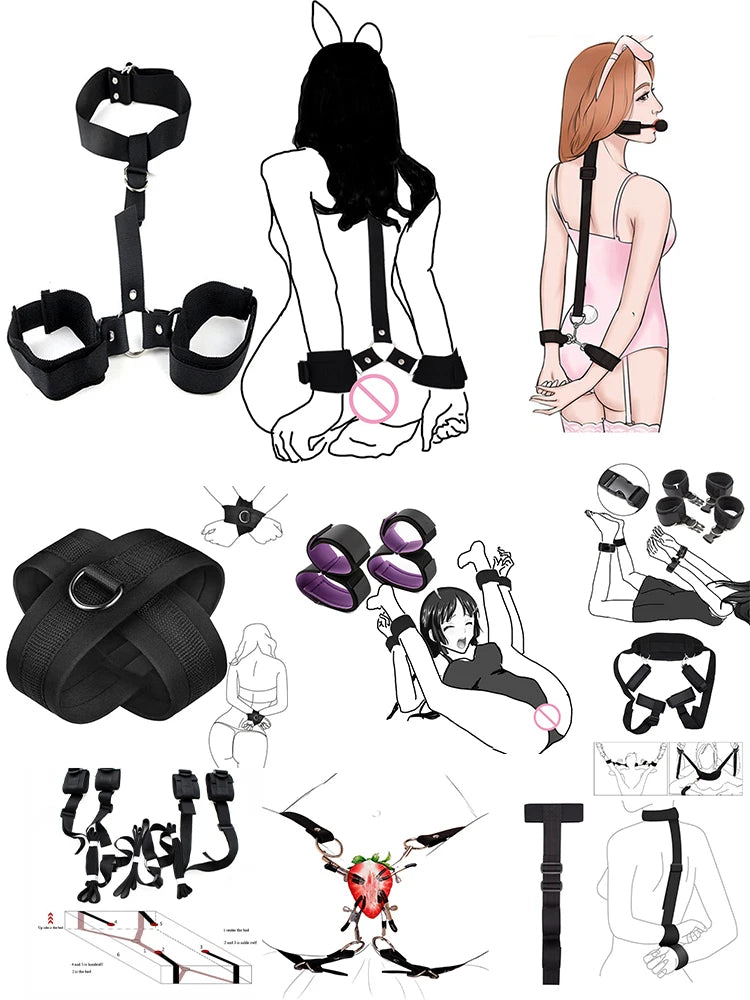 Complete Adjustable Bondage Kit
