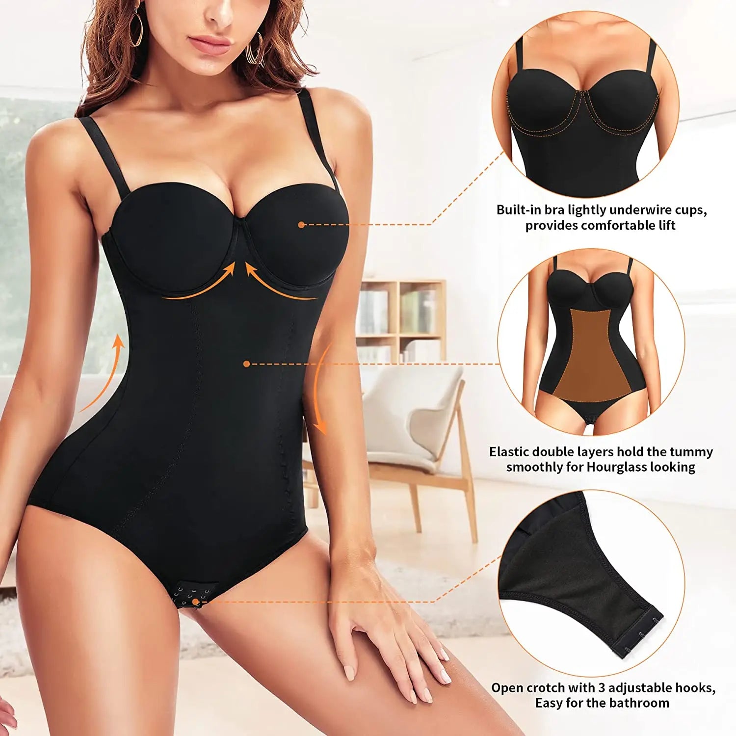 Sculpting Underwire Control Bodysuit