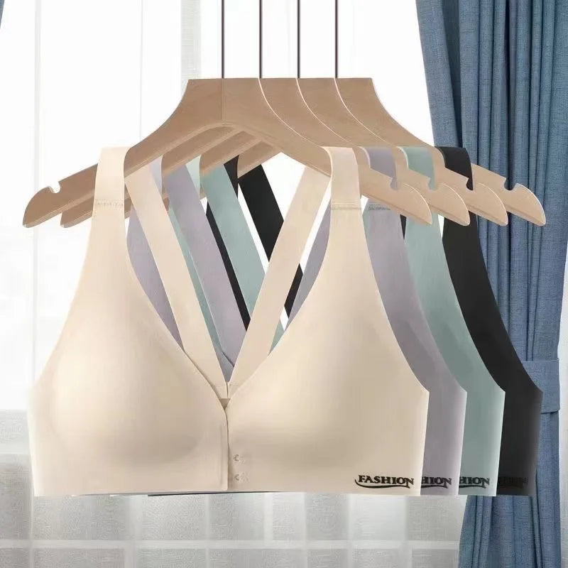 Wireless Front Closure Bra - Seamless Active Comfort