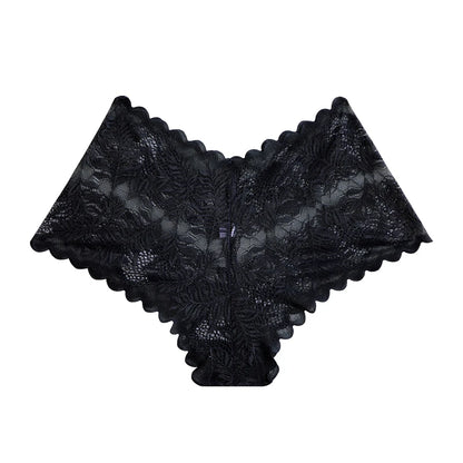 Lace Low Rise Hollow Out Underwear - Seamless Comfort