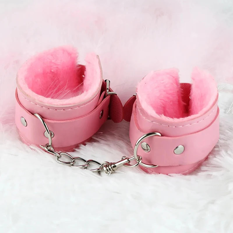 Plush-Lined Adjustable Restraint Cuffs