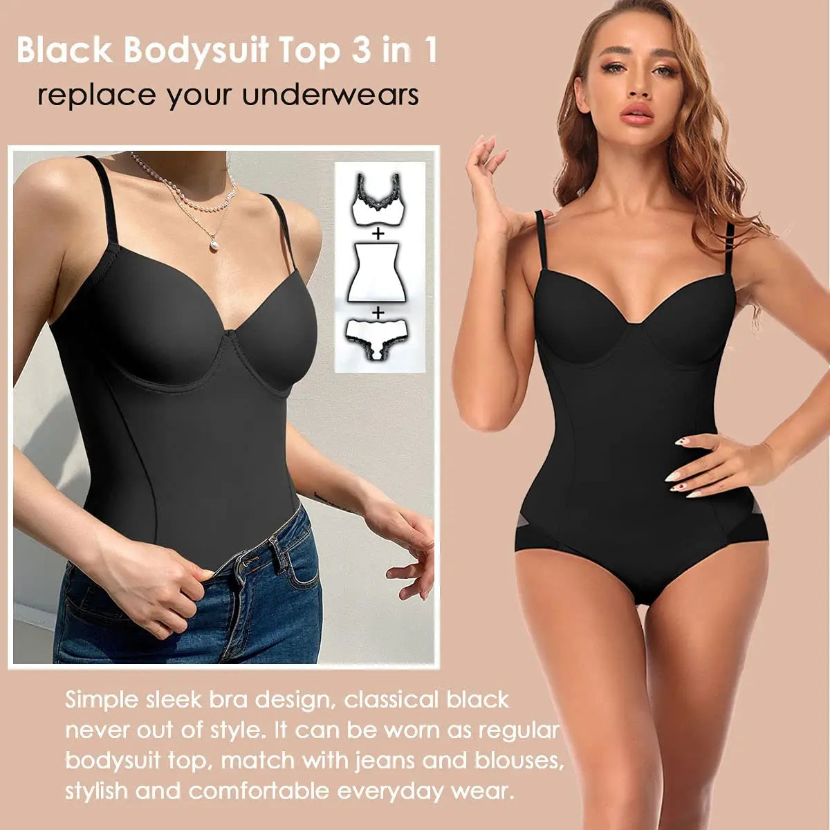 Sculpting Underwire Control Bodysuit