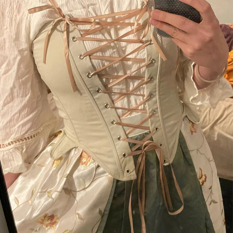 Strappy Lace Up Corset