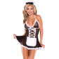 Schoolgirl Babydoll Costume - Playful Role-Play Lingerie