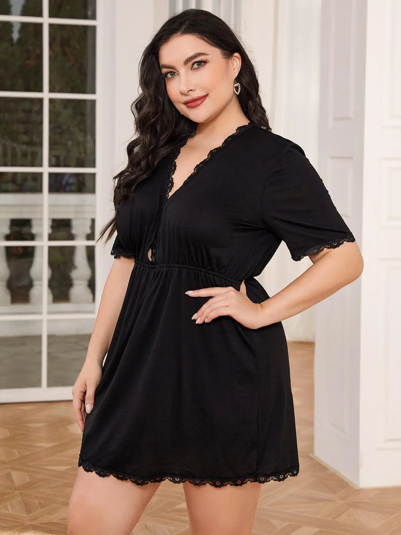 Floral Lace Sleep Dress