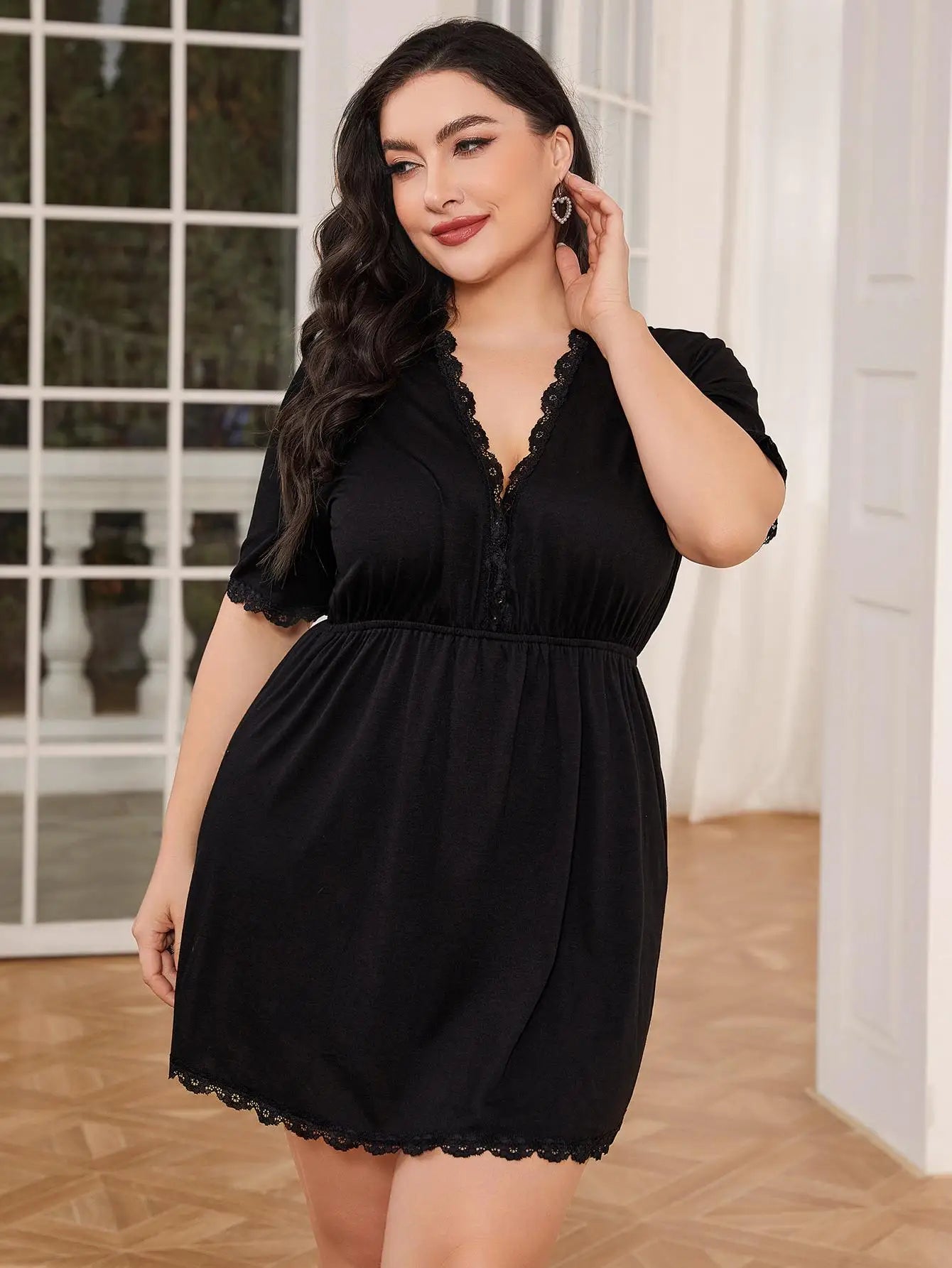 Floral Lace Sleep Dress