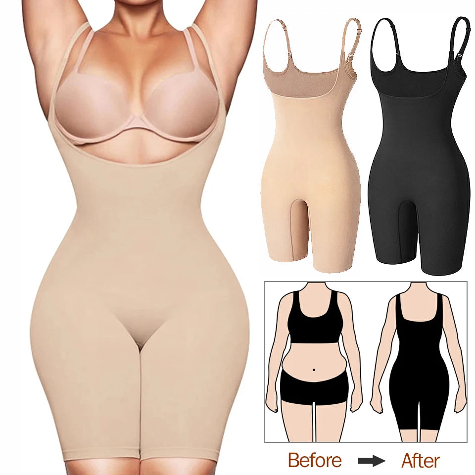 Seamless Full-Body Shaping Bodysuit