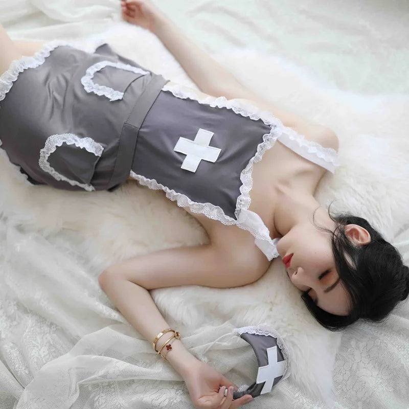 Lace Bow Maid Costume
