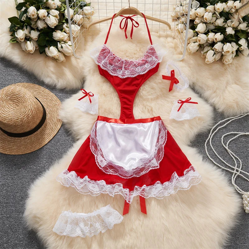 Festive Lace Holiday Bodysuit