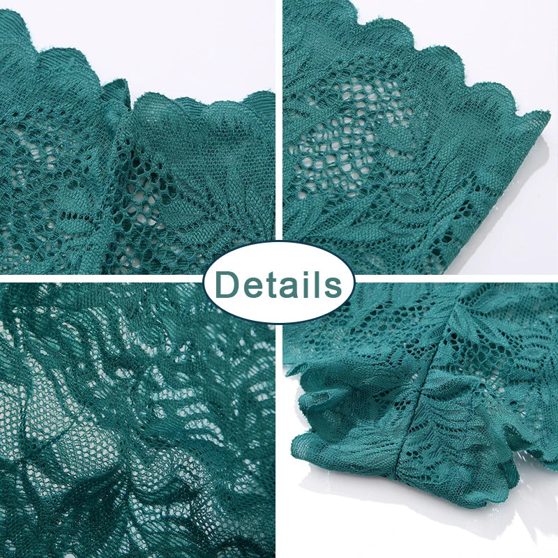 Lace Low Rise Hollow Out Underwear - Seamless Comfort
