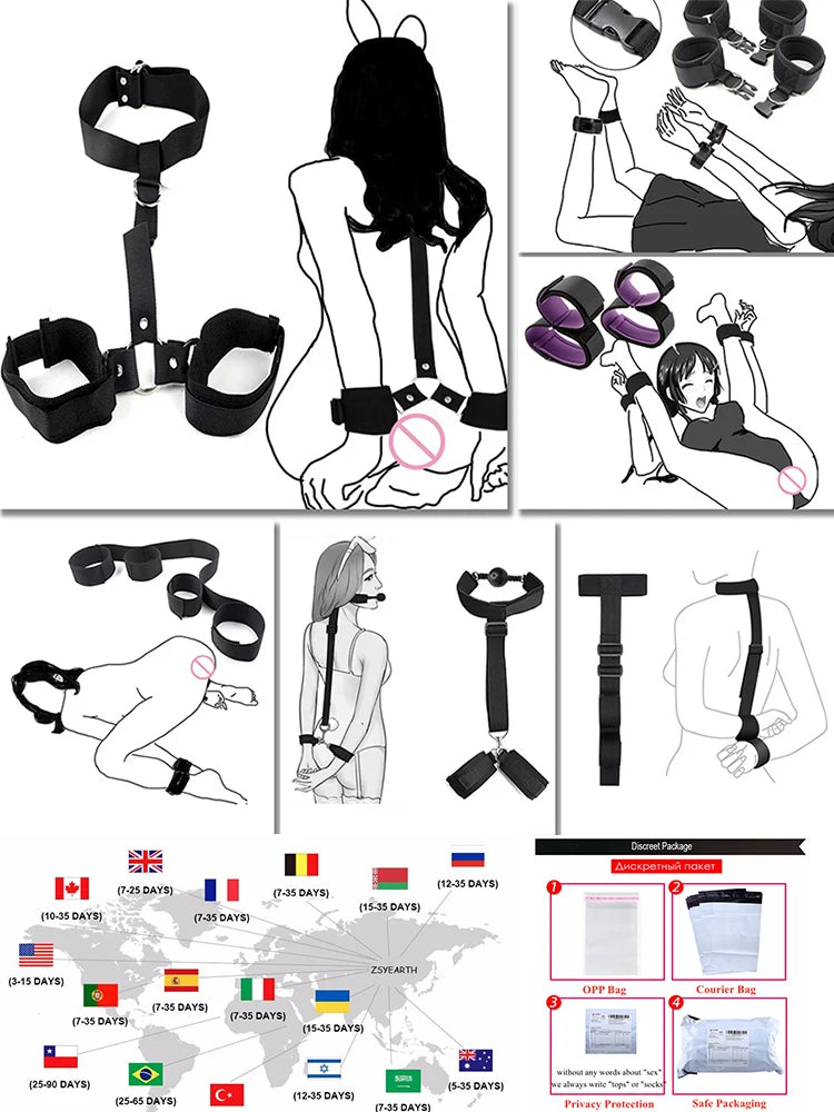 Complete Adjustable Bondage Kit