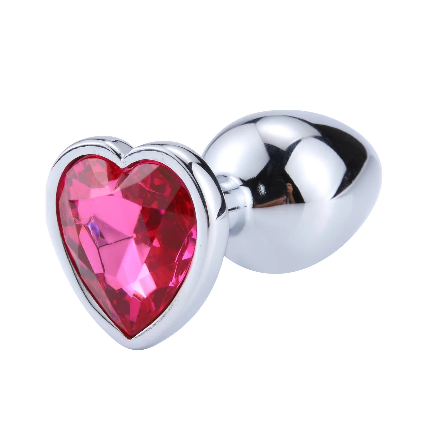 Rhinestone Heart Intimate Plug