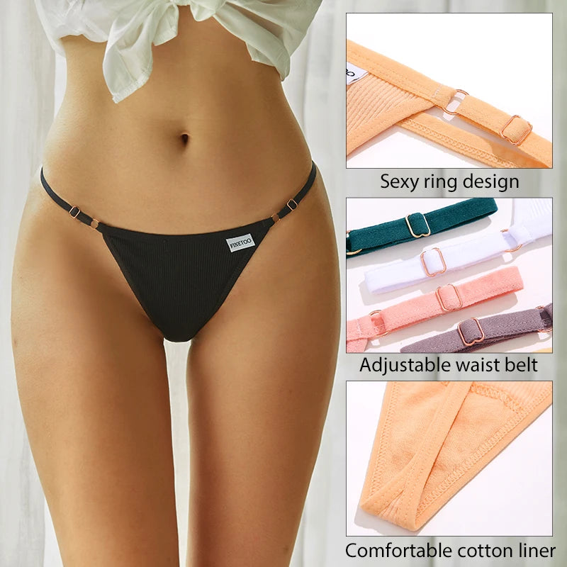 Low Waist T-Back G-String - Ultra-Thin Cotton Comfort