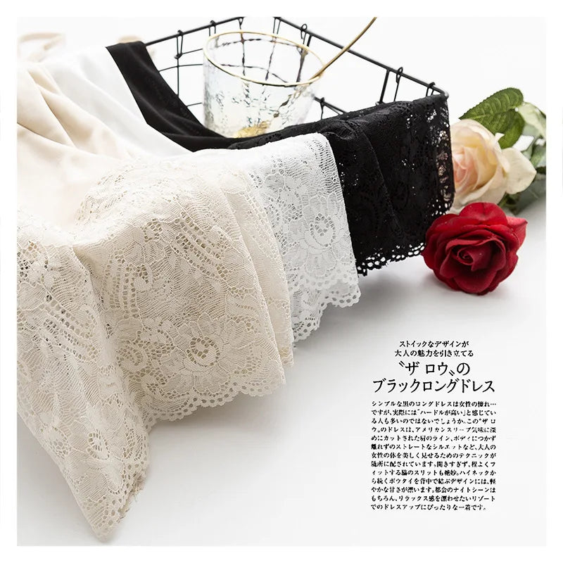 Silk Lace Slip Nightgown