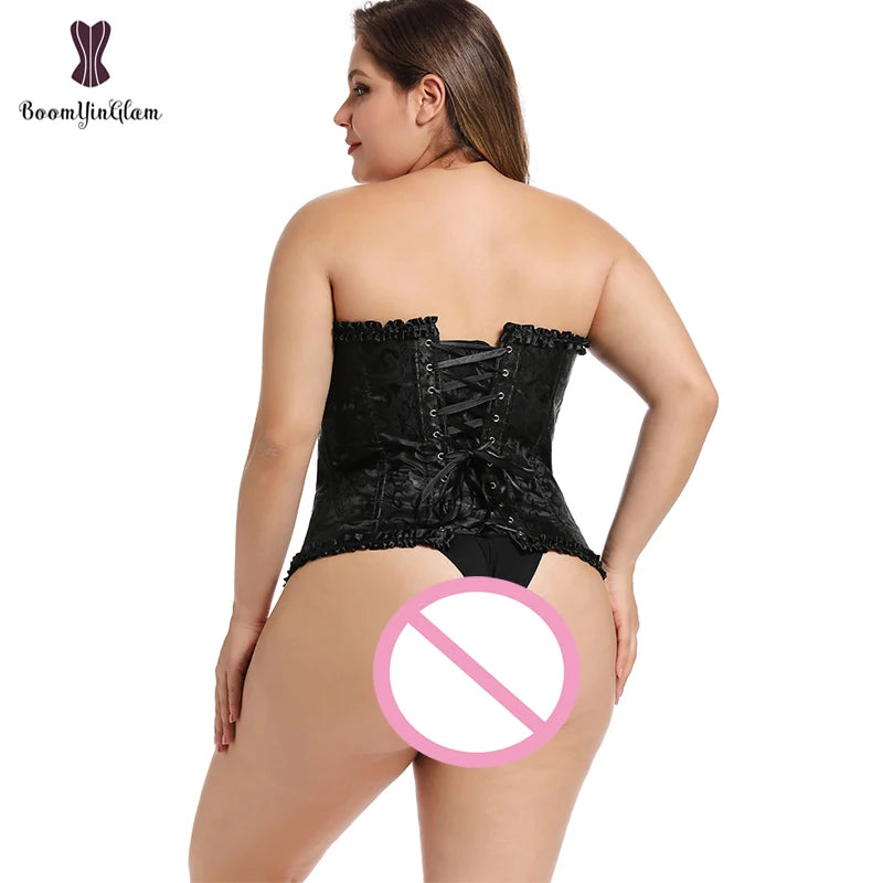Gothic Lace-Up Hourglass Corset