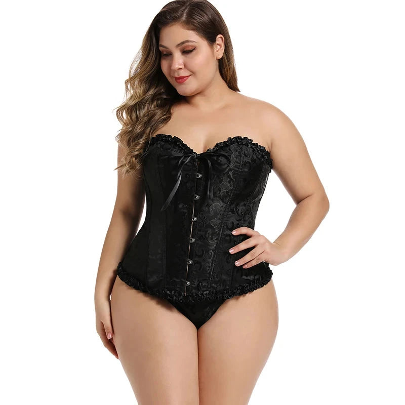 Gothic Lace-Up Hourglass Corset